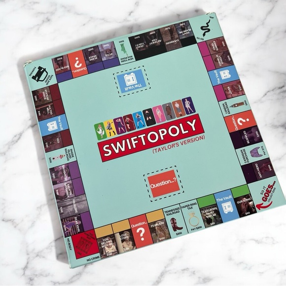 SWIFTOPOLY Swiftie Monopoly Board Game Taylor Swift inspired Eras Tour Family - Picture 4 of 10